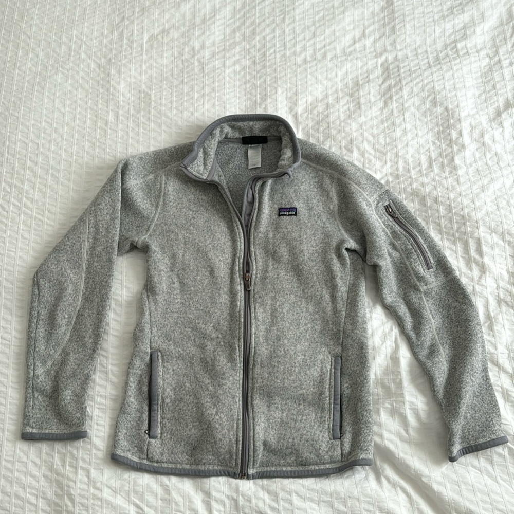 Patagonia Women’s Better Sweater Fleece Zip Up Jacket Grey Medium